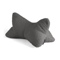 NACKENKISSEN Der Leseknochen - Dunkelgrau, Textil (42/22cm) - Mokebo