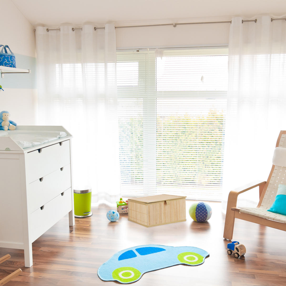 3-TLG.AUFBEWAHRUNGSKORB - Hellbraun, Holz/Textil (33/15/25.5cm) - Relaxdays