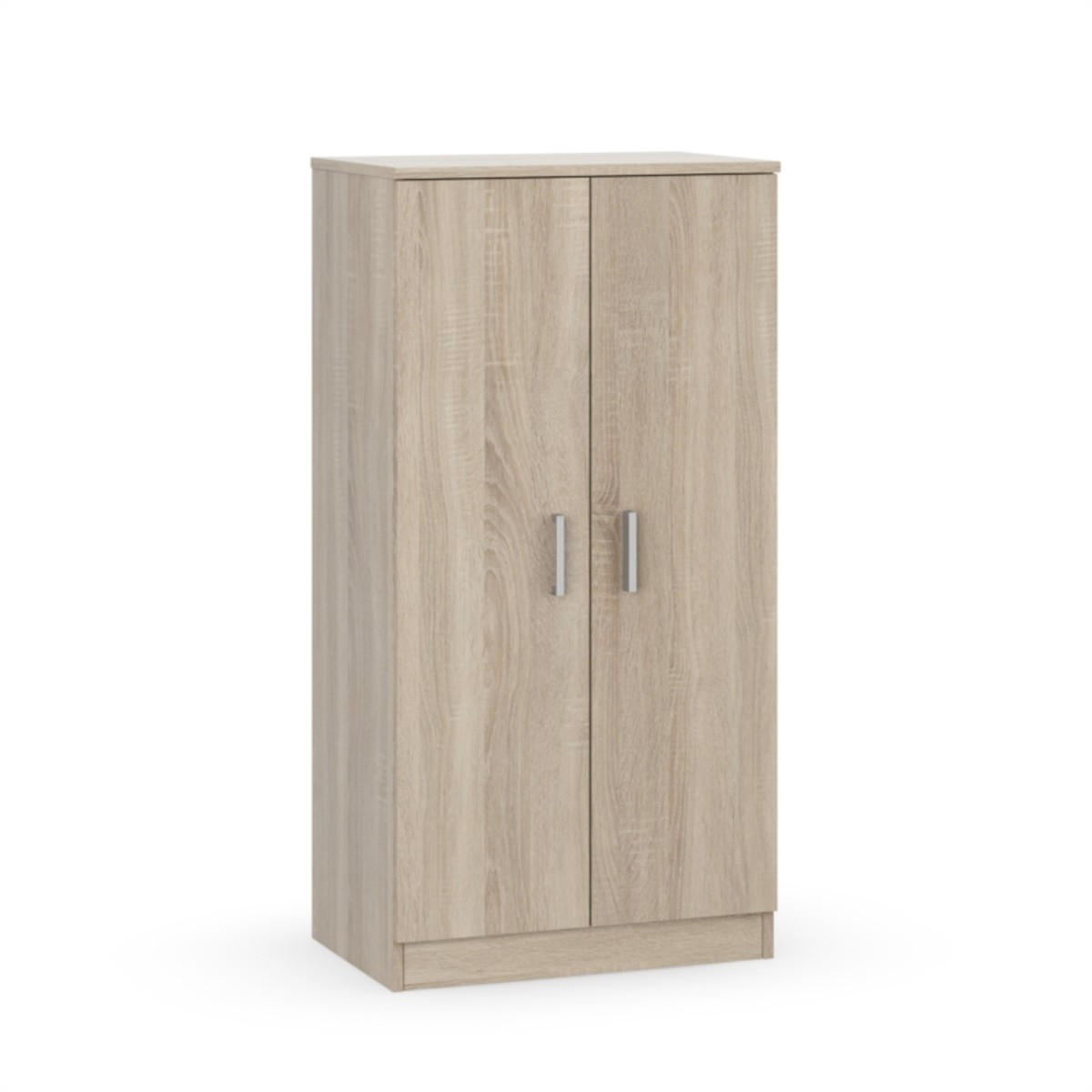 SCHUHSCHRANK 2 Türen (30 Paar) Zapateros - H108cm - Eichefarben, Holzwerkstoff (36/108/55cm) - Calicosy