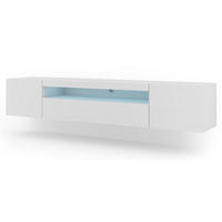 TV-MÖBEL Aurus Weiß - Weiß, Holzwerkstoff (200/36/37cm) - Petits-meubles