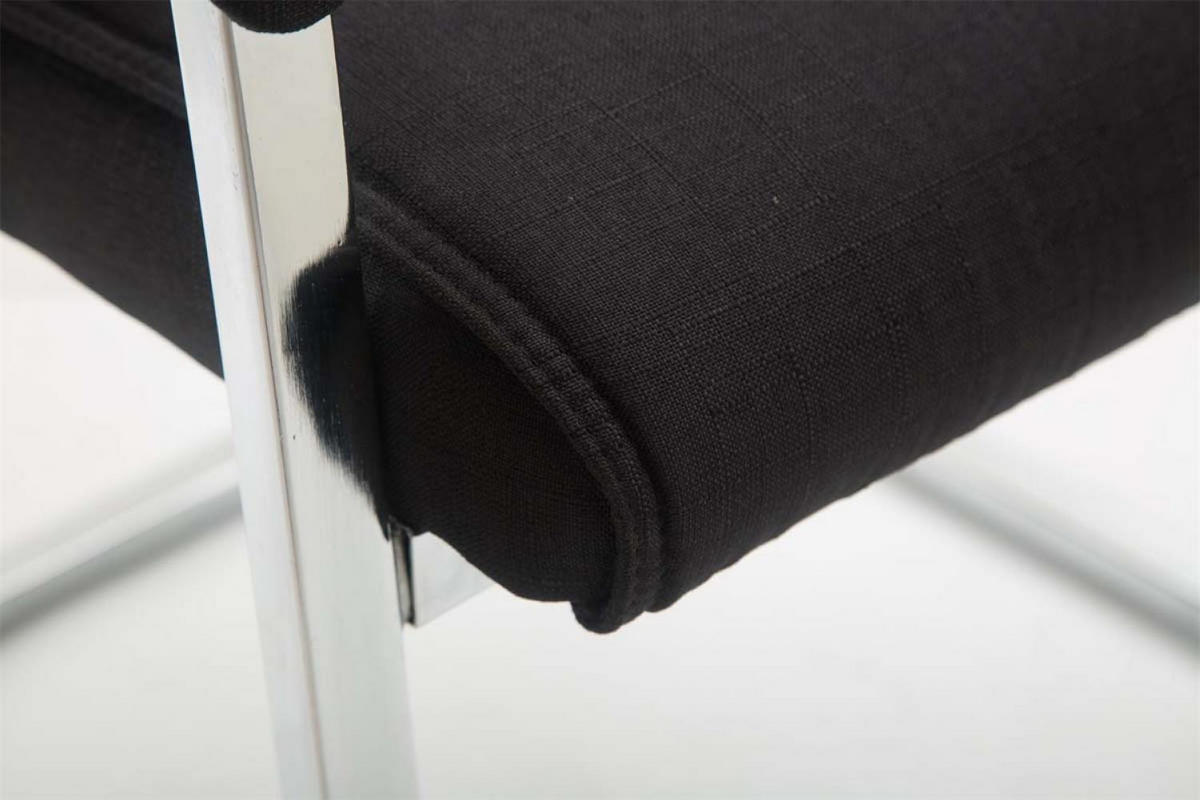 SCHWINGSTUHL Stoff schwarz - Schwarz, Textil/Metall (58/102/65cm) - CLP