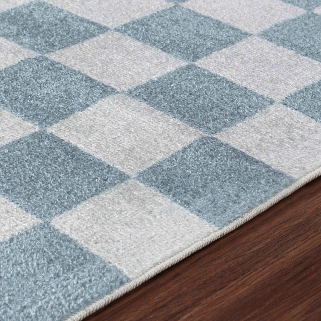 Thumbnail - Livabliss Teppich, Blau, Textil, Kariert, Rechteckig, 200x275 cm, Oeko-Tex® Standard 100, in verschiedenen Größen erhält...