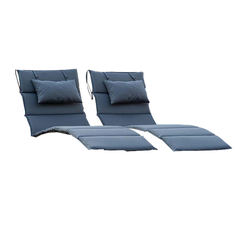 WELLENHOLZLIEGE TAIGA - 2 - Anthrazit, Kunststoff (60/4/190cm) - Home Deluxe