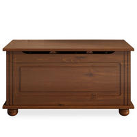 SITZTRUHE BRISTOL Kastanie - Kastanienfarben, Holz (85/45/43cm) - IDIMEX