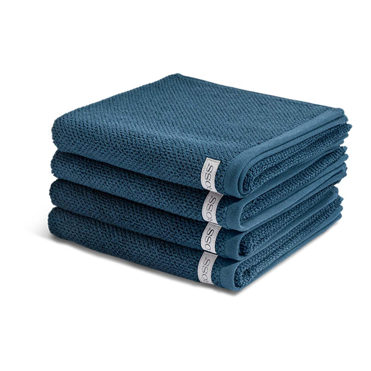 HANDTUCH Selection 4er-Set - Blau, Textil (50/100cm) - Ross