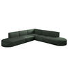 ECKSOFA Designer Corner MODENA stoff Poso, viele Farben Grün - Grün, Holzwerkstoff (285/285cm) - Kaiser Möbel