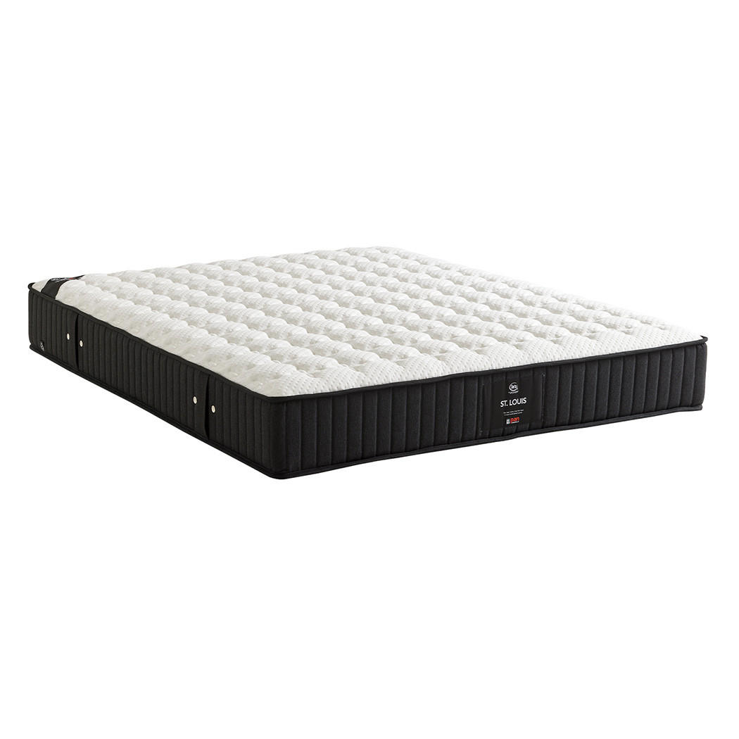 HYBRIDMATRATZE St. Louis - Weiß, Textil (90/200cm) - Mr Mattress