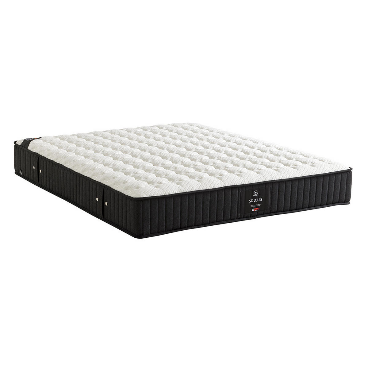 HYBRIDMATRATZE St. Louis - Weiß, Textil (120/200cm) - Mr Mattress