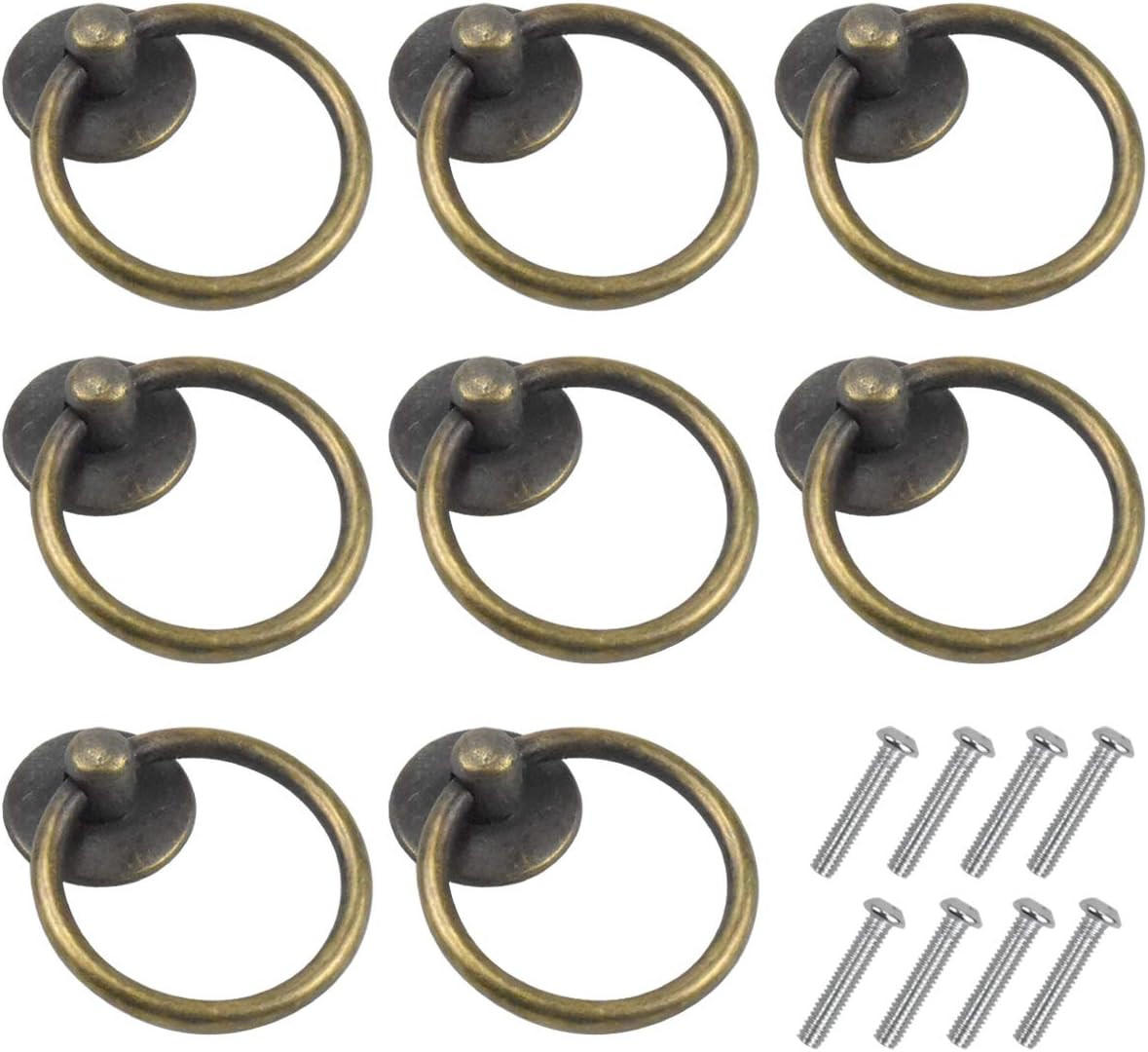 SCHRANKKNOPF 8er-Set - Orange, Metall (0.1/5.4/0.44cm)