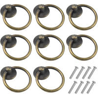 SCHRANKKNOPF 8er-Set - Orange, Metall (0.1/5.4/0.44cm)