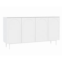 KOMMODE, Weiß, 161 x 42 x 87,6 cm - Weiß, Holzwerkstoff (161/87.6/42cm) - 3XE LIVING
