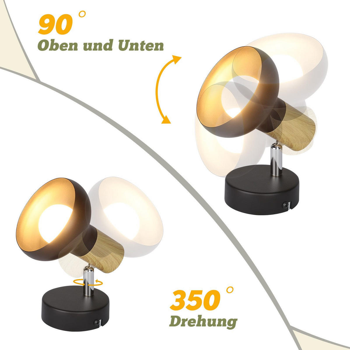 STRAHLER Aue 1-flammig 11/10/140 cm - Schwarz, Metall (11/10/140cm) - Nettlife
