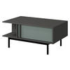 COUCHTISCH Alsy AL12 - Anthrazit/Grün, Holzwerkstoff/Kunststoff (60/93/43cm) - MIRJAN24
