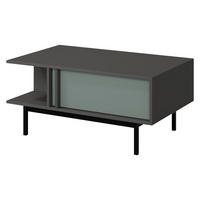 COUCHTISCH Alsy AL12 - Anthrazit/Grün, Holzwerkstoff/Kunststoff (60/93/43cm) - MIRJAN24