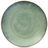 SPEISETELLER Glaze flach grün - Grün, Keramik (27/27/3.5cm) - Orion 