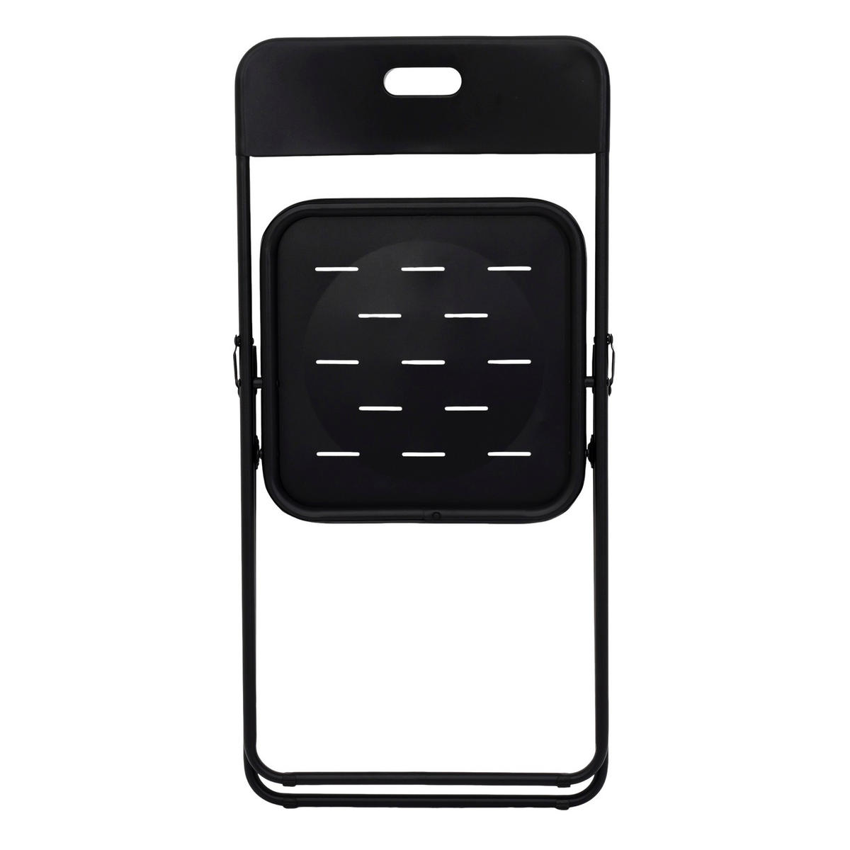 BALKONSET BISTRO SET,klappbar,Metall,für 2 Personen,Schwarz - Schwarz, Metall - LVHOM