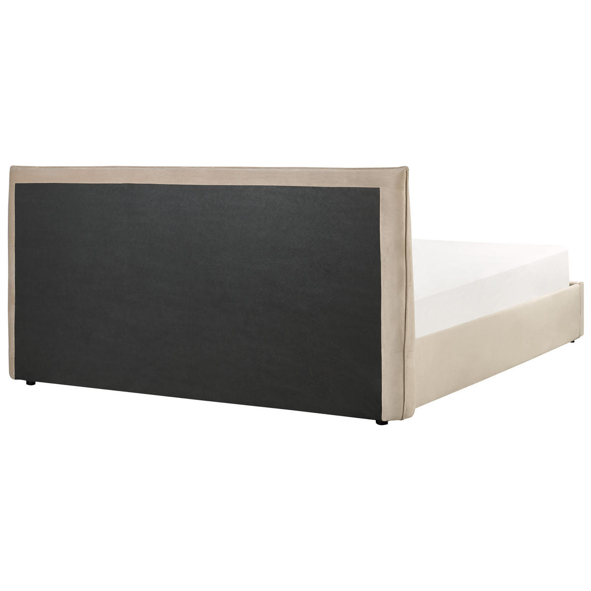 POLSTERBETT 180/200cm Taupe Lavaur - Taupe, Textil (180/200cm) - Beliani