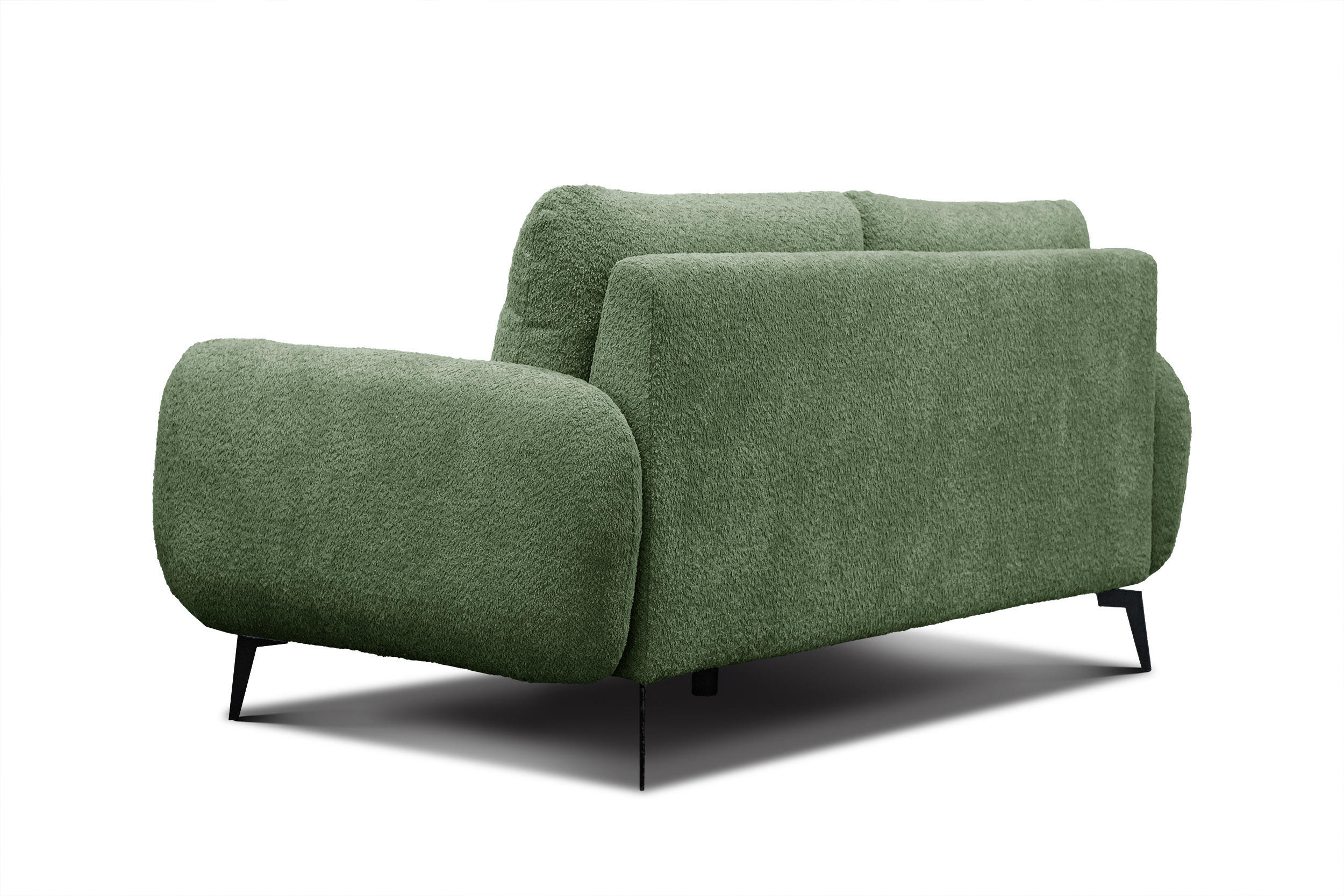 Thumbnail - Courtois Laville Sofa, Olivgrün, Textil, 2-Sitzer, 160x82x96 cm, Wohnzimmer, Sofas & Couches, Sofas, 2-Sitzer Sofas