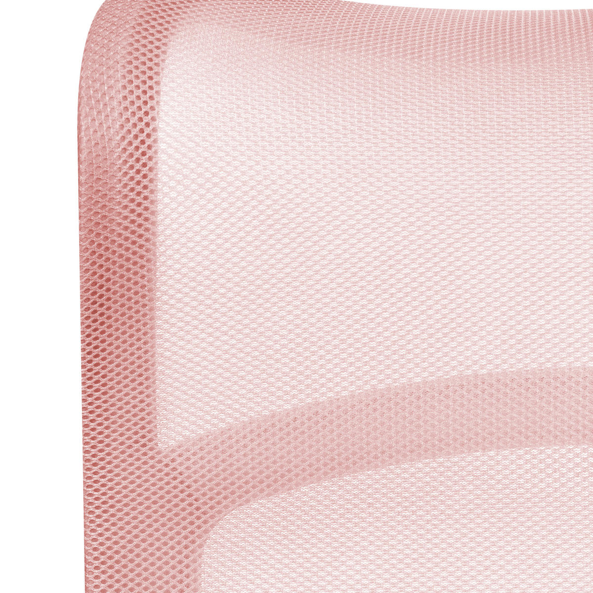 BÜROSTUHL Pastellrosa Bard - Pink, Textil (50/113/66cm) - Beliani