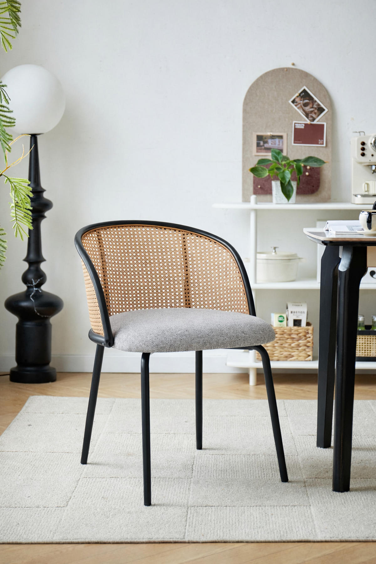 STUHL 2er-Set Kunstleder Grau - Grau, Textil (53/77/55cm) - Nordlys