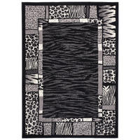 TEPPICH DREAM Schwarz Grau 220/300 cm - Schwarz/Grau, Textil (220/300cm) - Tapiso