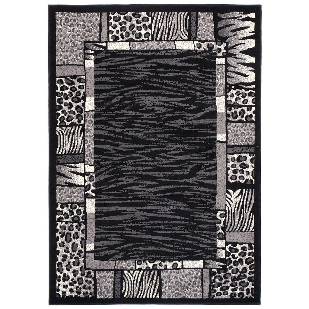 Thumbnail - Tapiso Teppich, Schwarz, Grau, Textil, 180x250 cm, in verschiedenen Größen erhältlich, pflegeleicht, Teppiche & Böden, T...