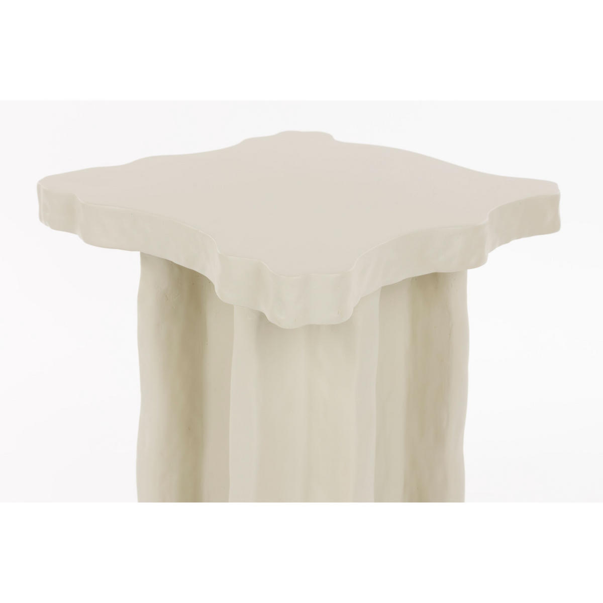 BEISTELLTISCH Born To Be Alive Vierkant 41x41 cm Beige - Beige, Naturmaterialien (41/41/51cm) - Bold Moneky