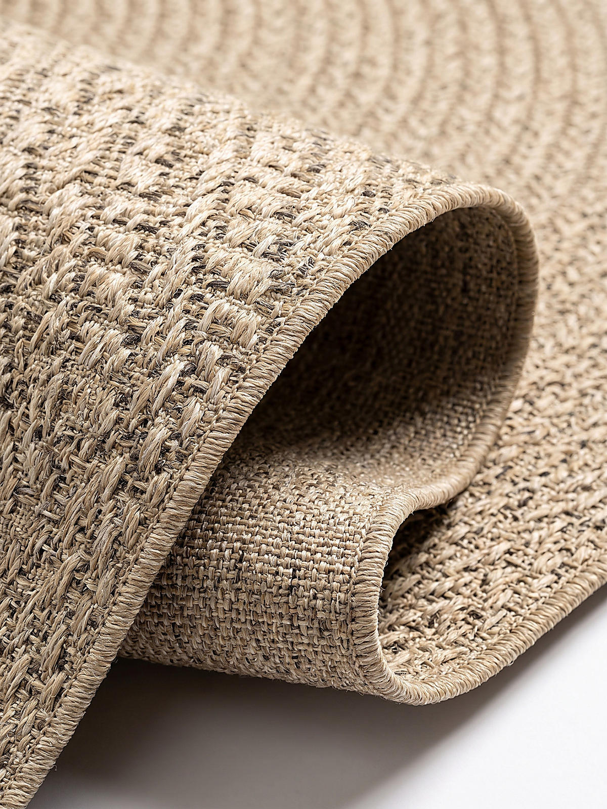 FLACHWEBTEPPICH Berber CORDEV Polypropylen Natur 160 x 230 cm - Beige, Textil (160/230cm) - KADIMA DESIGN