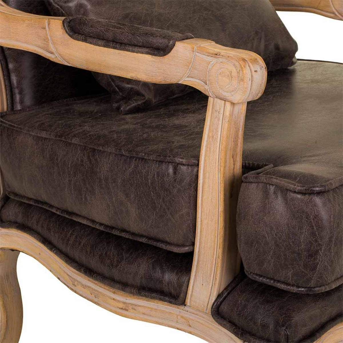 SESSEL aus Holz 64x72x92 cm - Braun, Holz (64/92/72cm) - Wanderlust