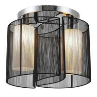 DECKENLAMPE, Schwarz, Ohne Glühbirnen - Schwarz, Metall (47.5/33/47.5cm) - HOMCOM