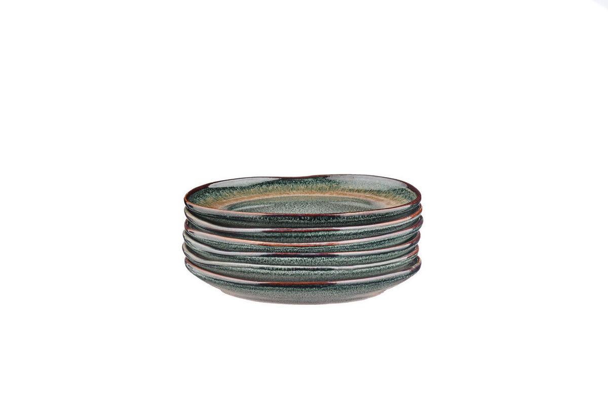 TELLER Genesis Ø16,5cm - 6er-Set - Erde - Grau, Keramik (16.5cm) - Björn