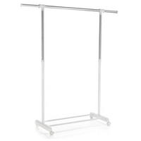 ROLLGARDEROBE SALA - Weiß, Metall (93/96/44cm) - CARO-Möbel