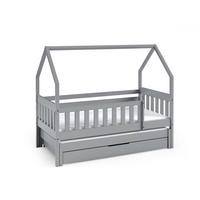KINDERBETT BAMBINA 80x160 cm Hellgrau - Hellgrau, Holz (80/160cm) - MASSENO