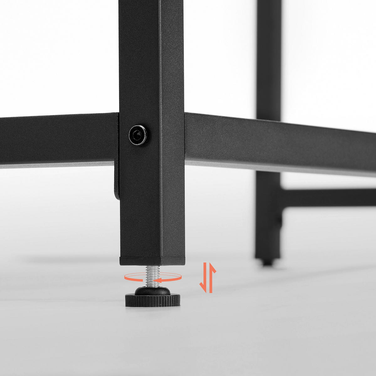 SCHREIBTISCH COMPUTERTISCH SCHMAL - Braun, Holzwerkstoff (120/60/75cm) - Hansiro