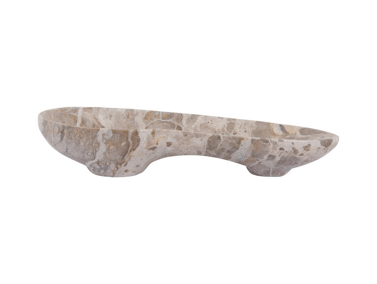 SCHALE Organic 37/13/7 cm - Braun, Naturmaterialien (7cm) - Present Time