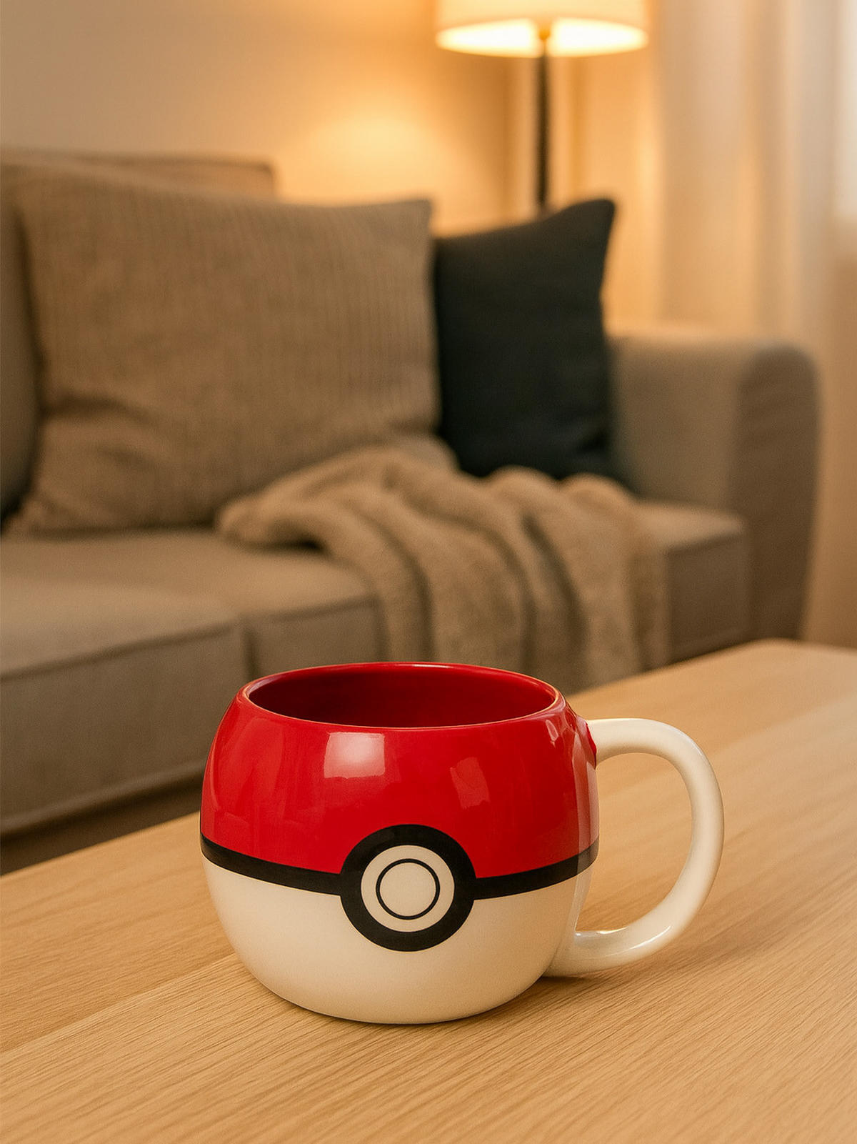 BECHER Pokemon 3D Pokeball Weiß/rot 430 ml - Multicolor, Keramik (0.43L) - United Labels
