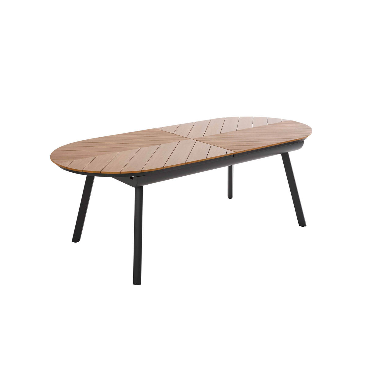 GARTENTISCH, Braun - Braun, Holz (220/100/76cm) - Oviala