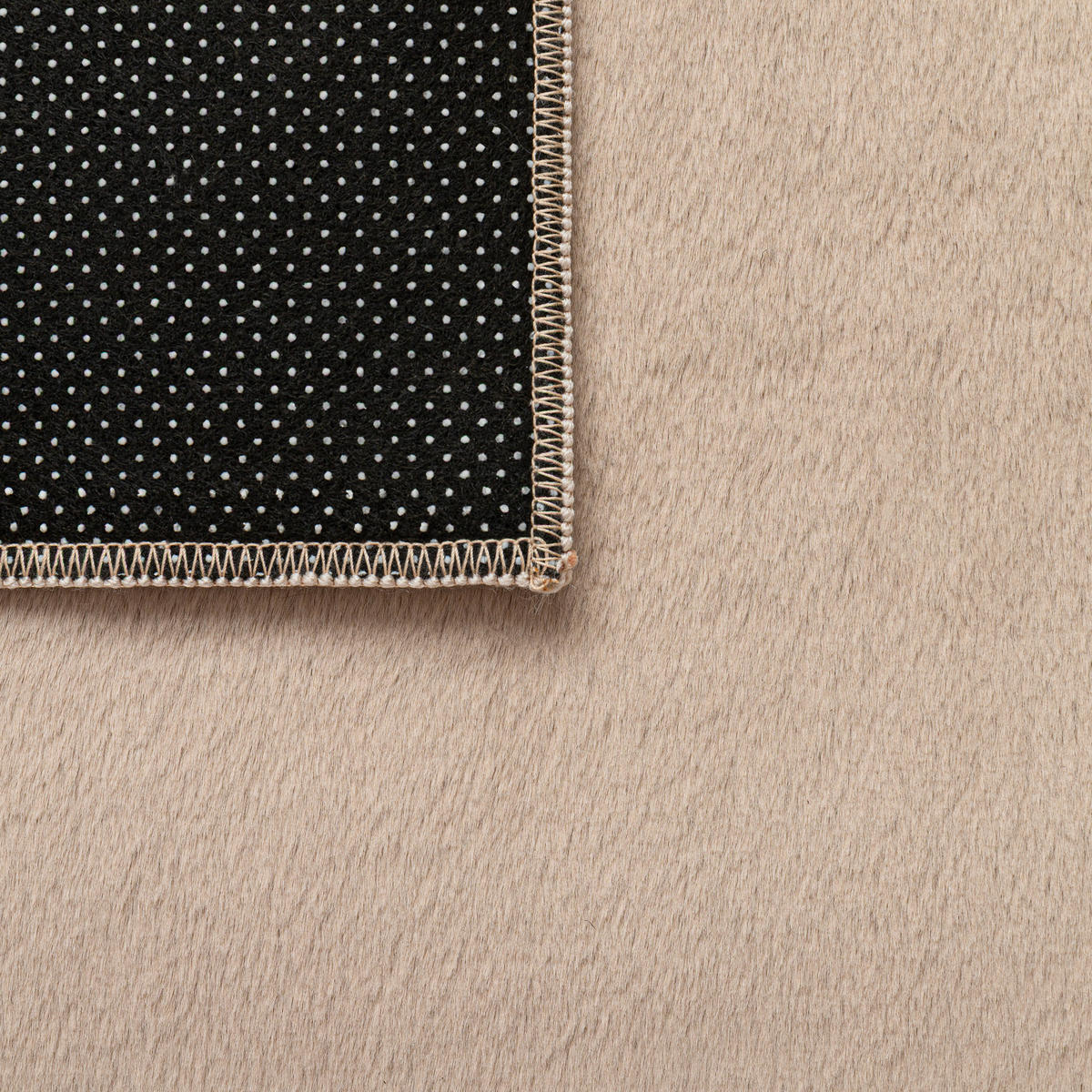 KURZFLORTEPPICH LUMI hellbraun kuschelweich waschbar 240/340 cm - Hellbraun, Textil (240/340cm) - Tapiso
