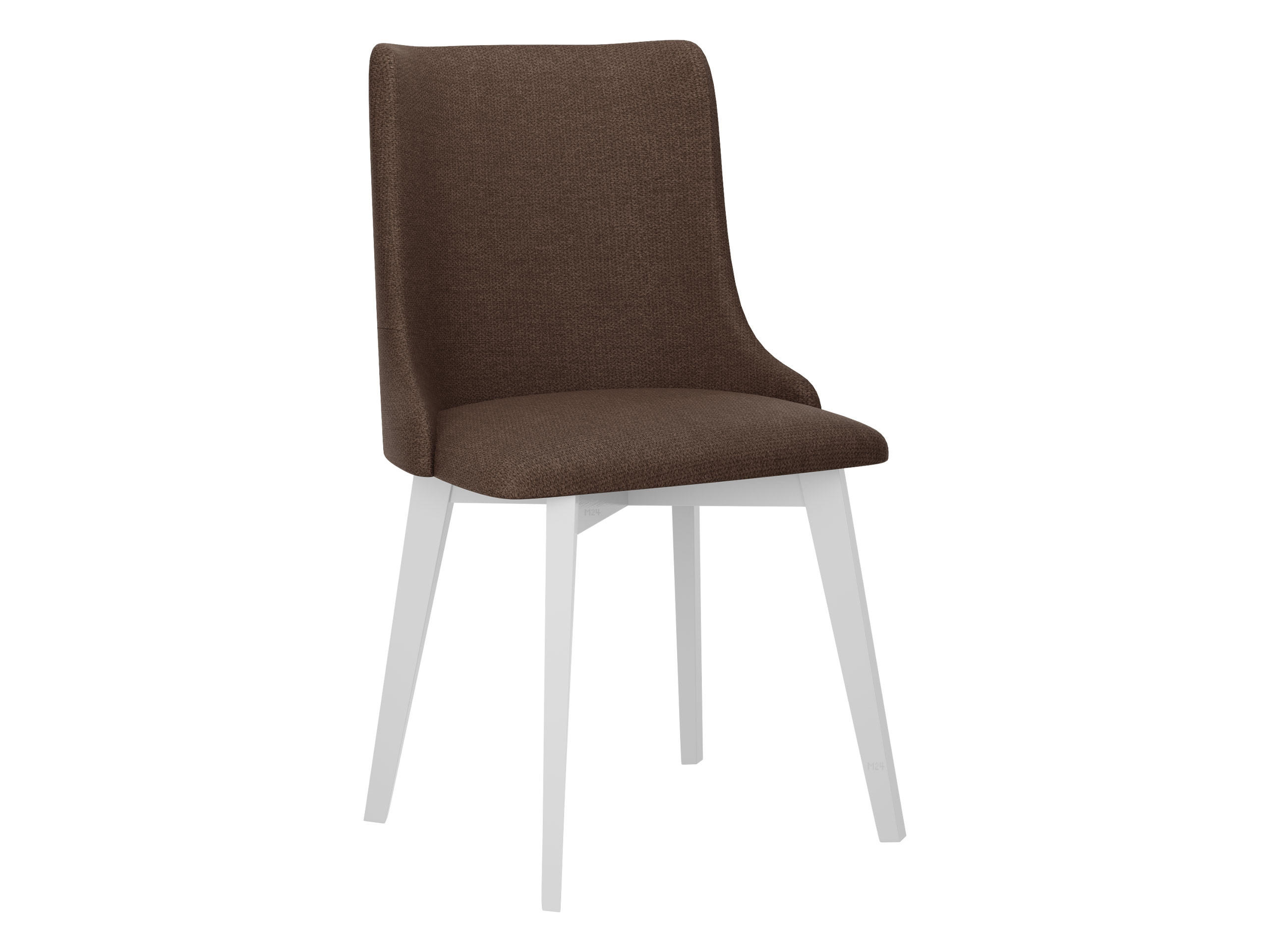 STUHL Monti 5, Holzfarbe: Weiß - Weiß/Braun, Holz (48/83/53cm) - MIRJAN24