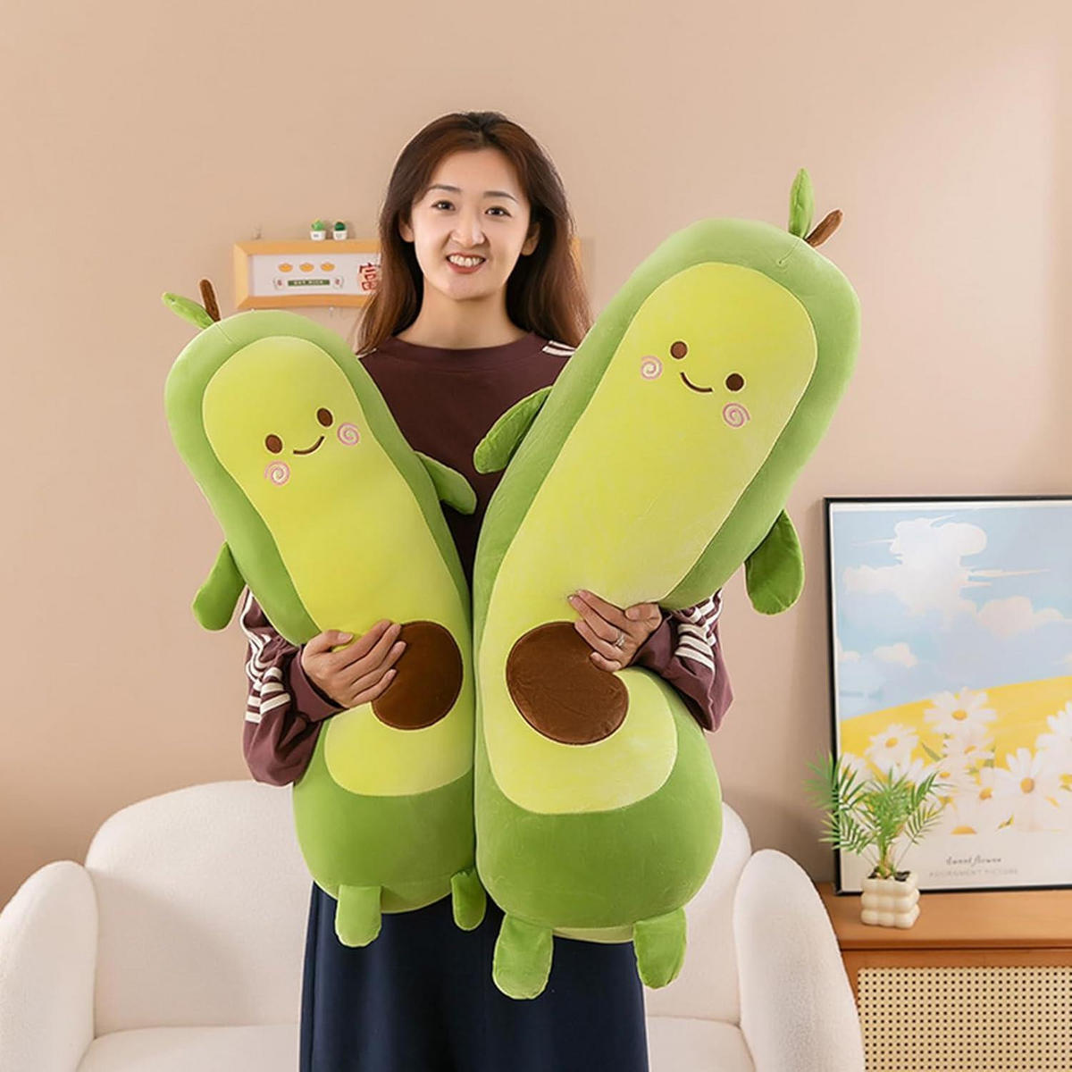 PLÜSCHTIER Avocado 50 cm - Multicolor, Textil (30/50cm)