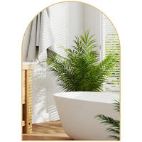 WANDSPIEGEL Goldfarben 50/3/70 cm - Goldfarben, Glas (50/70/3cm) - PANGIVO
