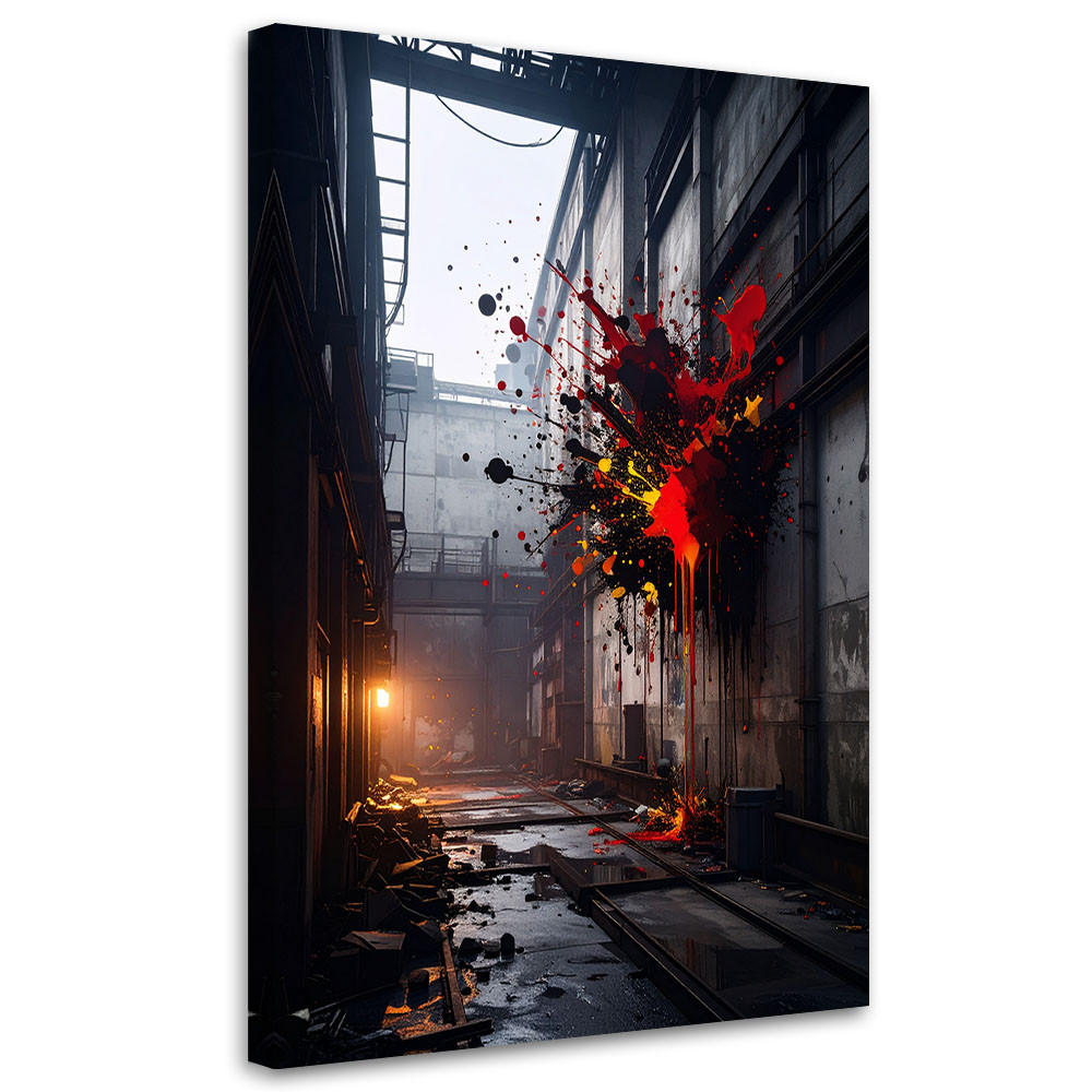 Feeby Wandbild, Grau 70x100 cm