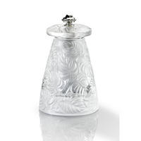 SALZMÜHLE Lalique 9cm Buchenholz Stahlmahlwerk - Transparent, Glas (5.6/9/5.6cm) - PEUGEOT