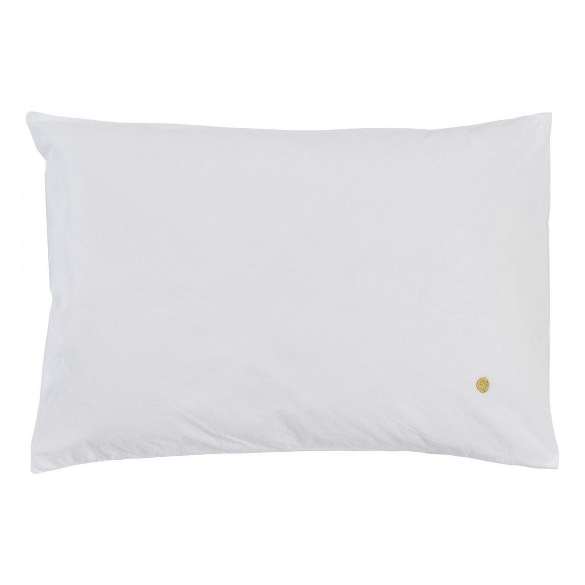 KOPFKISSENBEZUG Céleste milch 50 x 70 cm - Weiß, Textil (70/50cm)