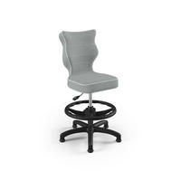 KINDERSTUHL Petit mit Fußstütze - Weiß/Grau, Textil (66/90/66cm) - RAUMHIRSCH FURNITURE