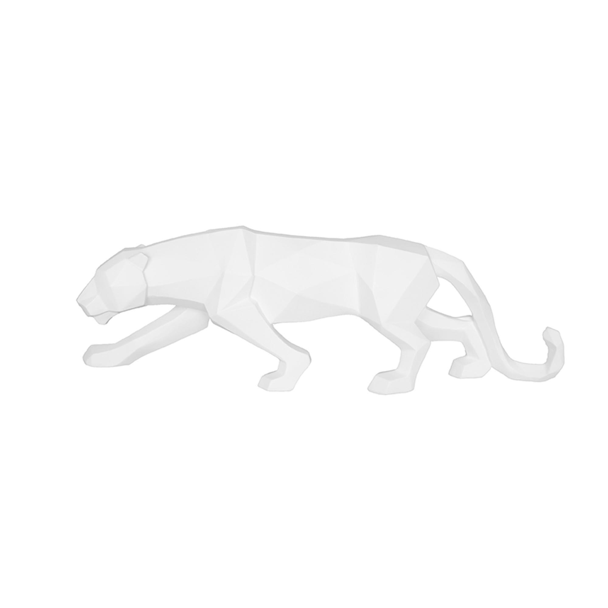 BILD Origami Panther 15/48/10 cm - Weiß, Kunststoff (48/10/15cm) - Present Time
