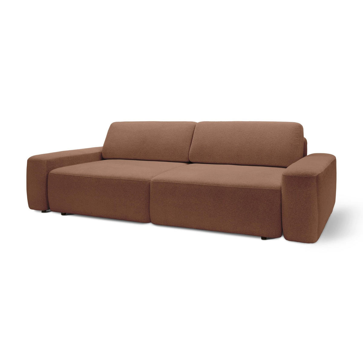 SOFA Bamby Braun - Braun, Textil (276/82/164cm) - Pillovely
