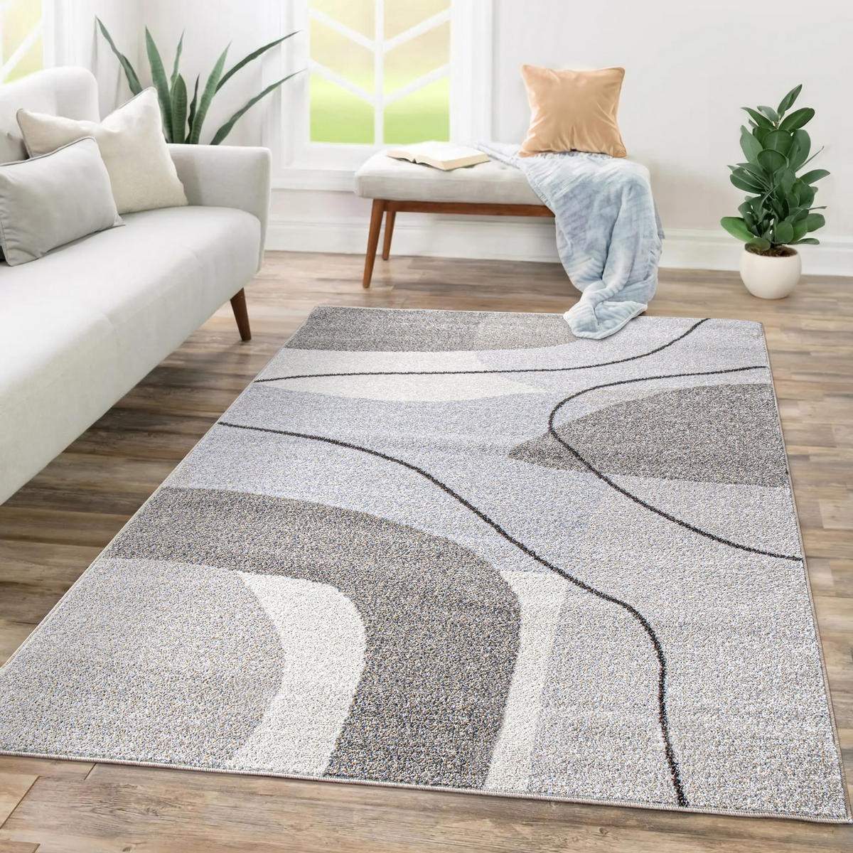 KURZFLORTEPPICH 120/170 cm Fiesta 126 - Beige, Textil (120/170cm) - Paco Home