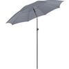 SONNENSCHIRM 235/235/144 cm - Grau, Kunststoff (235/235cm) - FARE