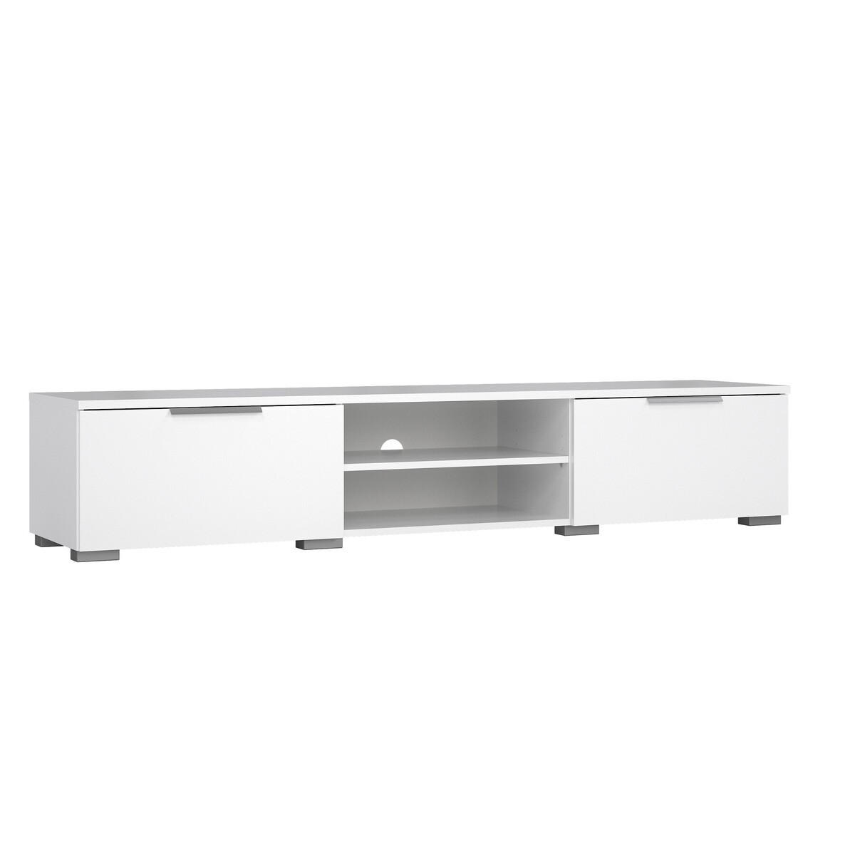 61. TV-MÖBEL mit 2 Schubladen und 2 Fächern billie 172,7/39,9/33,1 cm - Weiß, Holzwerkstoff (39.9/33.1/172.7cm) - Calicosy
